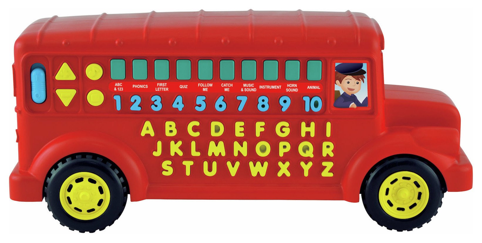 Numbers NEW UK Chad Valley PlaySmart Fun Phonics Bus Learning Letters Words